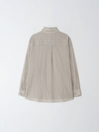 MOIA sheer ST shirt (sand beige)