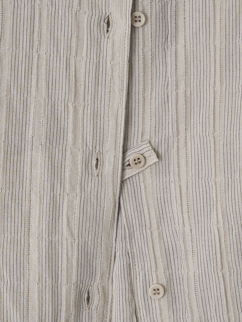 MOIA sheer ST shirt (sand beige)