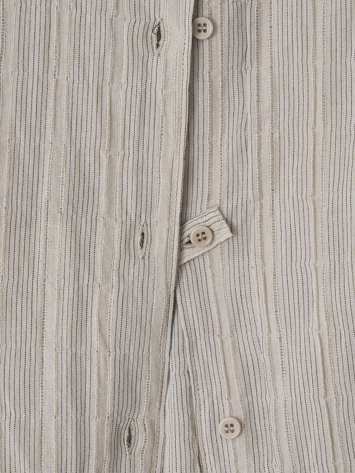 MOIA sheer ST shirt (sand beige)