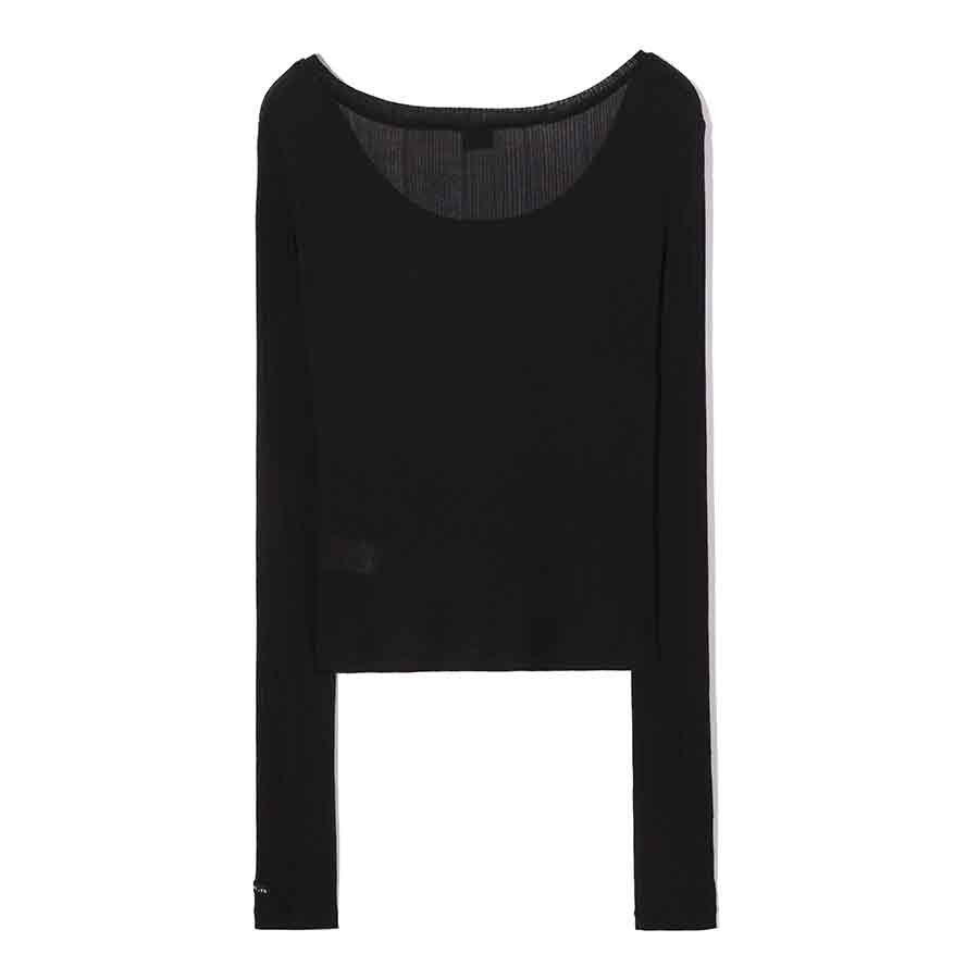 RENSE See-through Layer Long Sleeve Black
