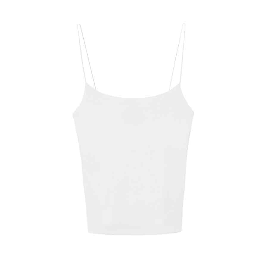 RENSE String Point Sleeveless White