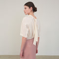 ON&ON High neck back tie blouse NEW6XB311_3color