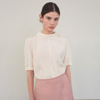 ON&ON High neck back tie blouse NEW6XB311_3color
