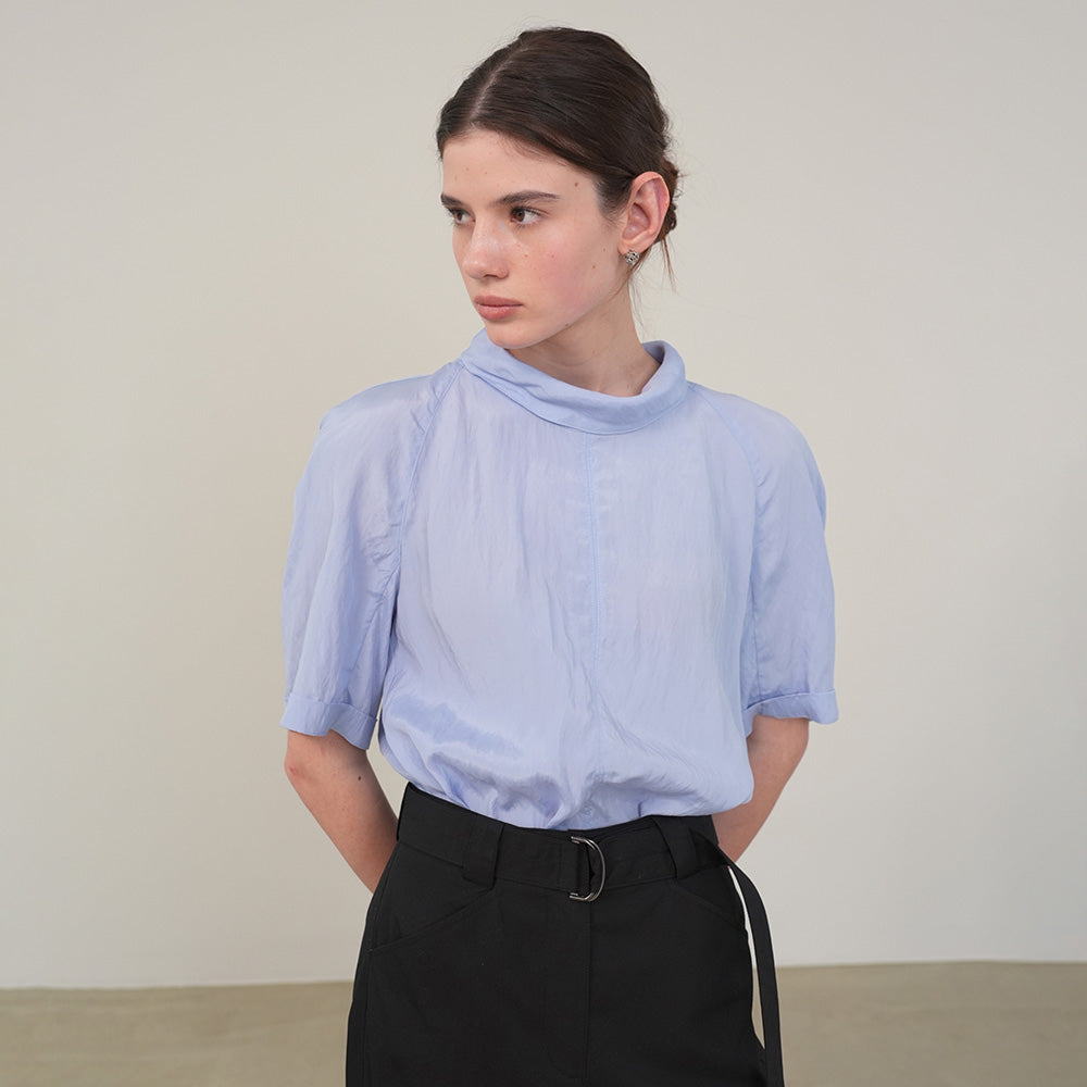 ON&ON High neck back tie blouse NEW6XB311_3color