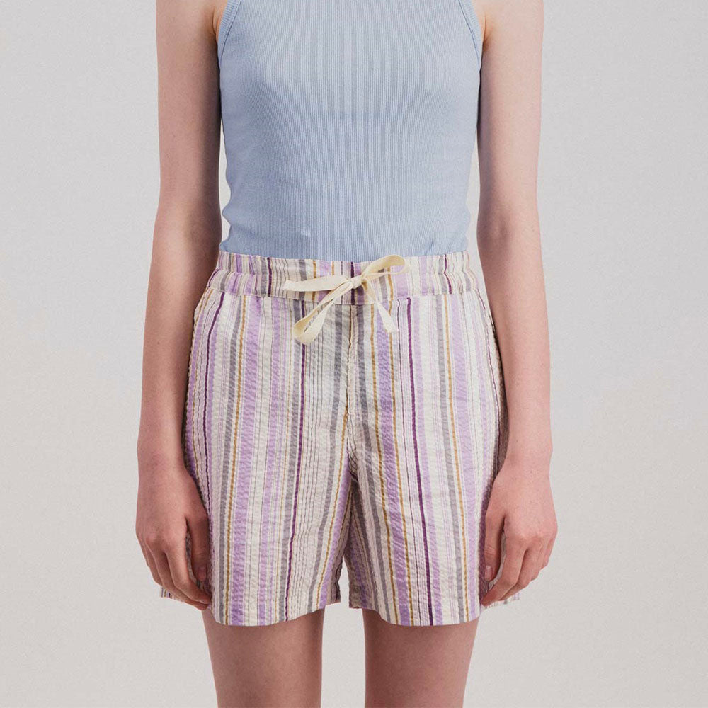 HOWLIN (W) PRIVATE SHORTS - FANTASY Violet Stripes