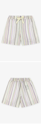 HOWLIN (W) PRIVATE SHORTS - FANTASY Violet Stripes