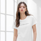 Calvin Klein Jeans [CK] Women's slim fit institutional logo short sleeve t-shirt 47AB803 YAA