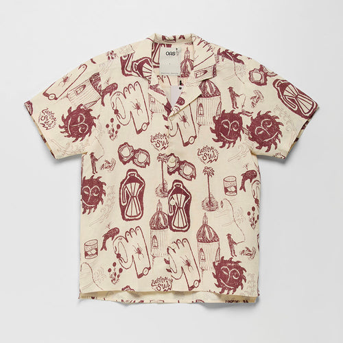OAS (M) Cantina Cuba Linen Shirt (MULTICOLOR)