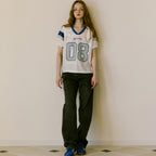GREENBUTTER Rugby Mesh Jersey Tee (Ivory)