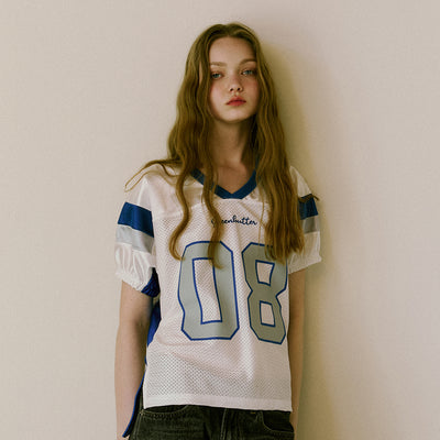 Rugby Mesh Jersey Tee (Ivory)