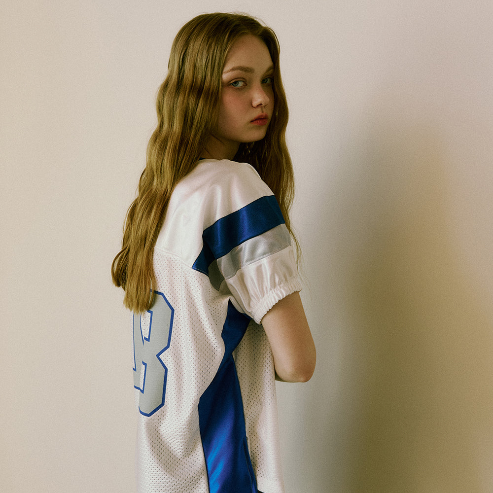GREENBUTTER Rugby Mesh Jersey Tee (Ivory)