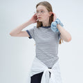 Tekto [7th] Peggy ringer t-shirt_blue