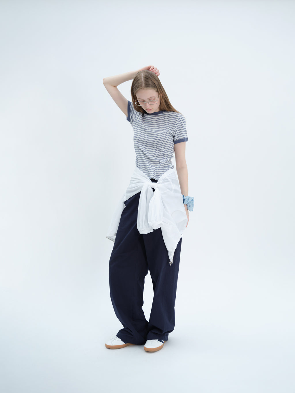 Tekto [7th] Peggy ringer t-shirt_blue