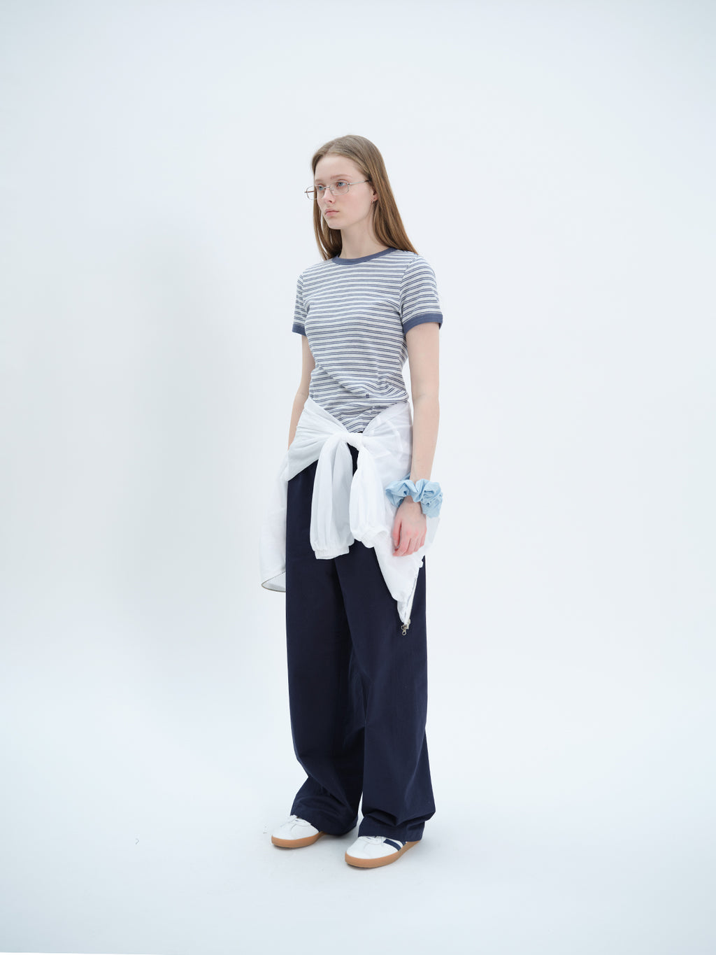 Tekto [7th] Peggy ringer t-shirt_blue