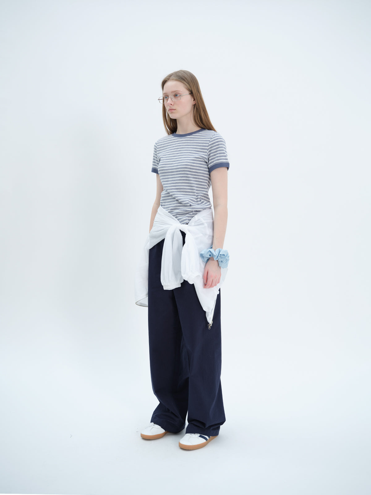 Tekto [7th] Peggy ringer t-shirt_blue