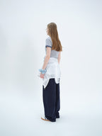 Tekto [7th] Peggy ringer t-shirt_blue