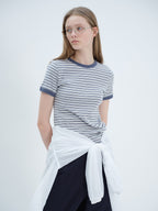 Tekto [7th] Peggy ringer t-shirt_blue