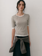 LOW TIDE [5th REORDER] LAYERED T-SHIRT (2color)