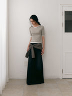 LOW TIDE [5th REORDER] LAYERED T-SHIRT (2color)