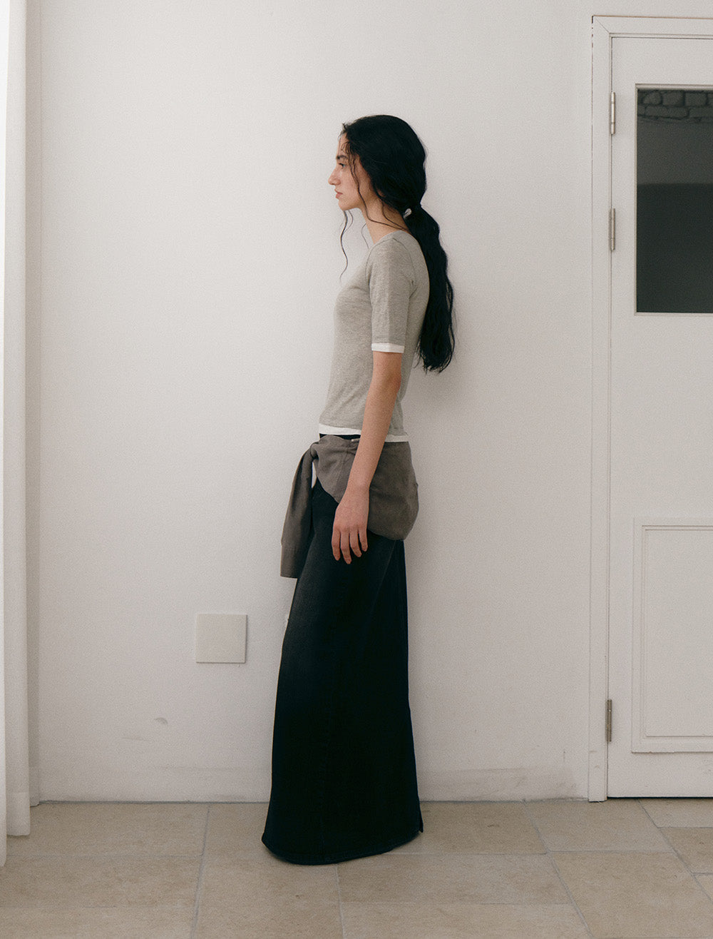 LOW TIDE [5th REORDER] LAYERED T-SHIRT (2color)