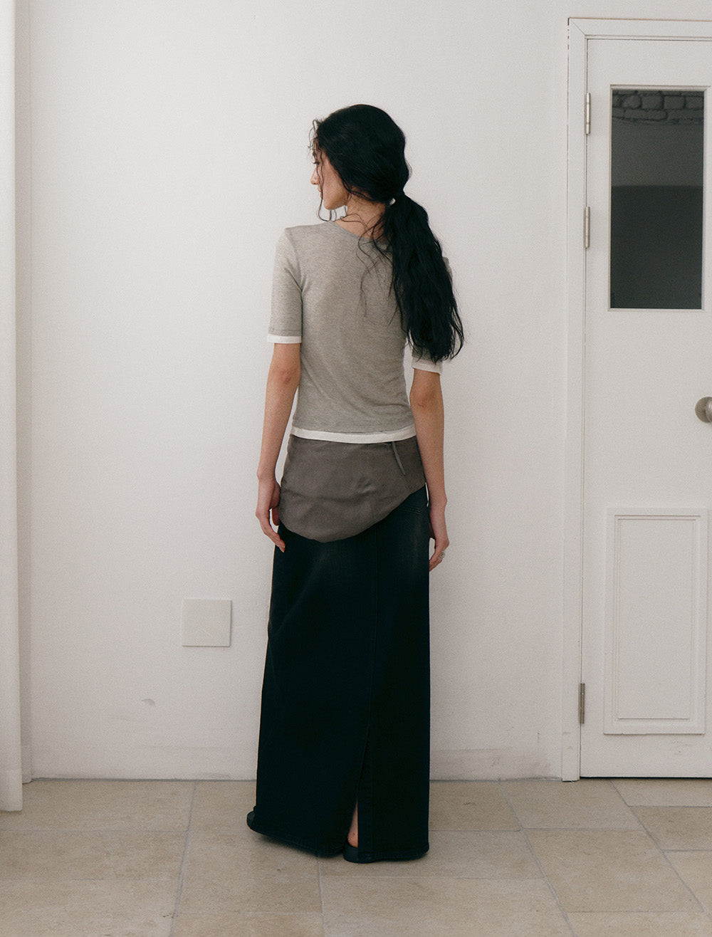 LOW TIDE [5th REORDER] LAYERED T-SHIRT (2color)