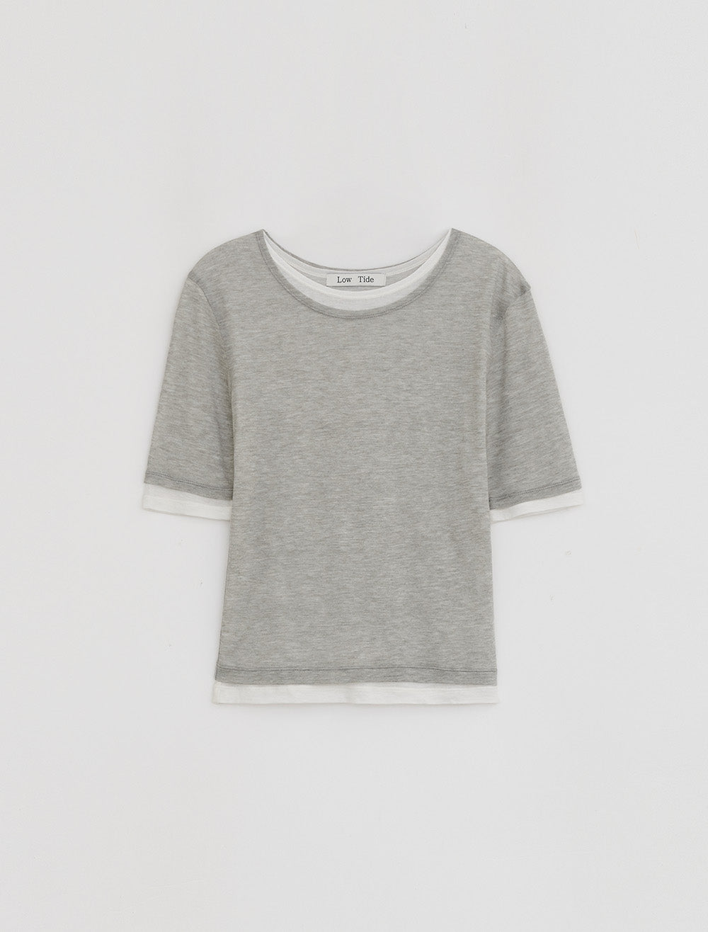 LOW TIDE [5th REORDER] LAYERED T-SHIRT (2color)