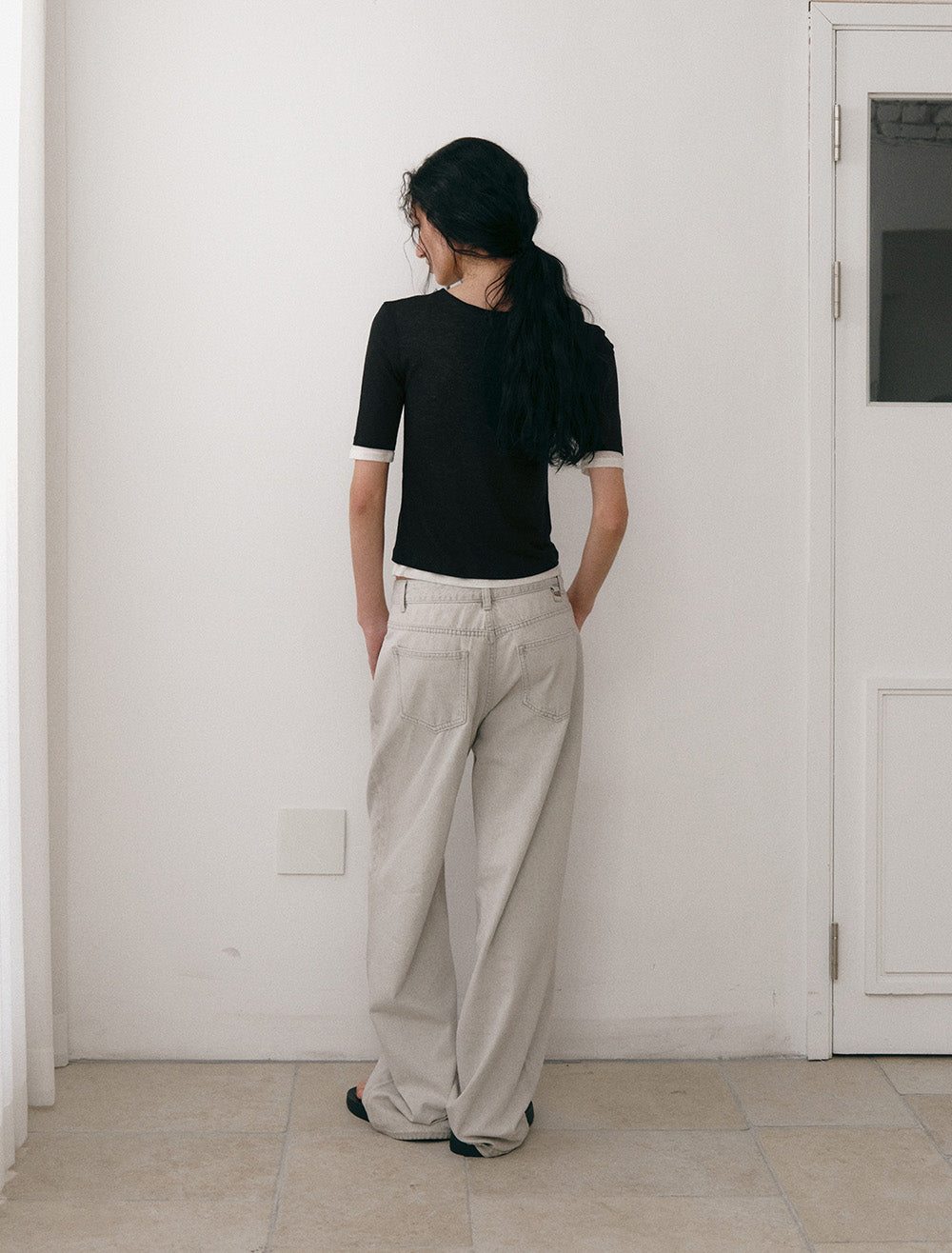 LOW TIDE [5th REORDER] LAYERED T-SHIRT (2color)