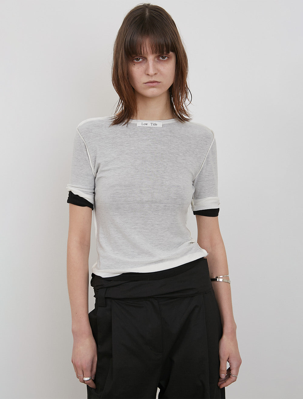 LOW TIDE [5th REORDER] LAYERED T-SHIRT (2color)