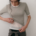 LOW TIDE [5th REORDER] LAYERED T-SHIRT (2color)
