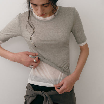 [5th REORDER] LAYERED T-SHIRT (2color)