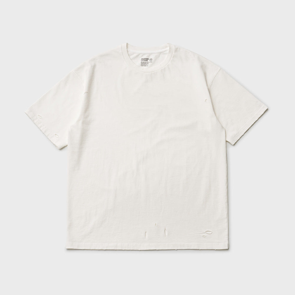 ANOTHER OFFICE Bold Damage Tee (Off White)