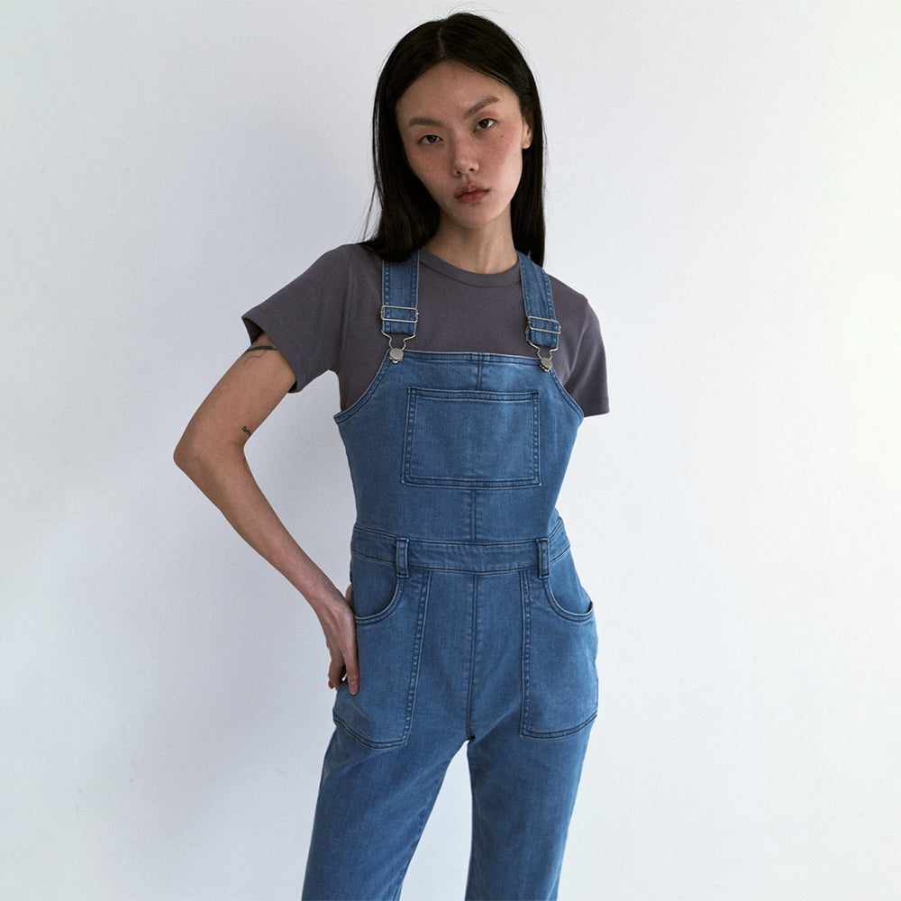 MMM MMM Denim Overalls Light Blue