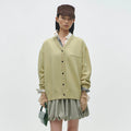 CORDERA (W) MERINO WOOL CLASSIC CARDIGAN (BUTTER)