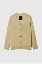 CORDERA (W) MERINO WOOL CLASSIC CARDIGAN (BUTTER)