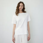 KOZNOK Gus round pure cotton women's short sleeve t-shirt inner layered (2 colors)