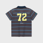 SUNLOVE Striped Tour Golf Jersey Charcoal