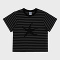 thecoldestmoment TCM starfish stripe T (black)