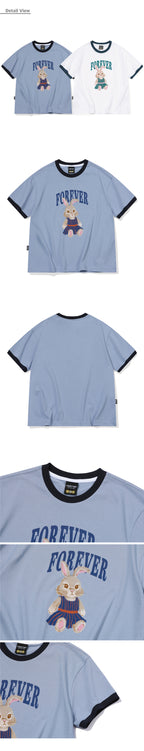 CPGN Foreverne CROP Ringer Tea Blue