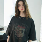 CPGN Cake Date Pigment Short Sleeve T-Shirt Smoke Black