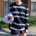 HAAG a vivid single sweatshirt (navy)