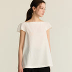NOKSEOP minimal off-shoulder blouse_wh