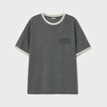 BELIER Halo Ringer T-Shirt - Vintage Charcoal