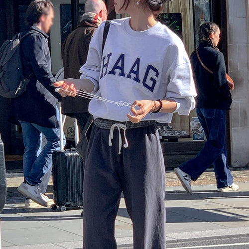 HAAG a haag sweatshirt (light grey)