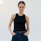 WHEN WE WILL Crop Basic R Sleeveless (3 colors)