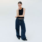 WHEN WE WILL Crop Basic R Sleeveless (3 colors)