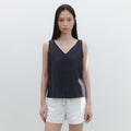 URAGO [Wearing Seo Ji-yeon] Joy V-neck sleeveless_2colors