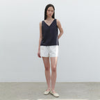 URAGO [Wearing Seo Ji-yeon] Joy V-neck sleeveless_2colors