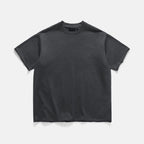 EASTLOGUE CUT OUT BOXY T-SHIRTS / CHARCOAL
