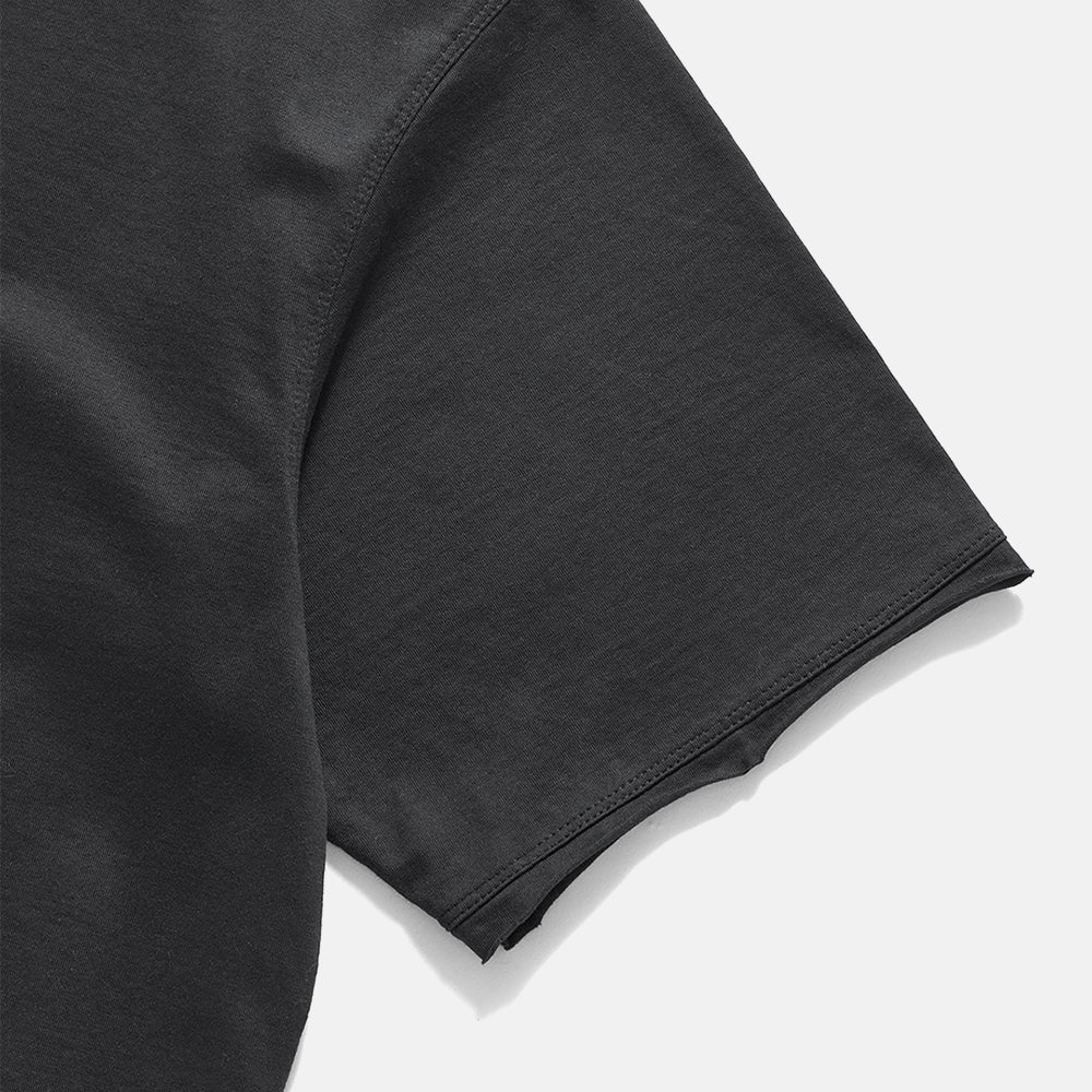 EASTLOGUE CUT OUT BOXY T-SHIRTS / CHARCOAL