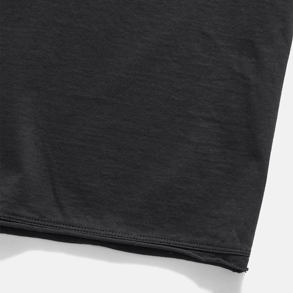 EASTLOGUE CUT OUT BOXY T-SHIRTS / CHARCOAL